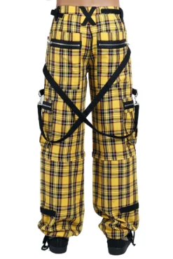 Tripp Clash Pants [Yellow Plaid] -Kreepsville Sales YP7272M YELPLD B
