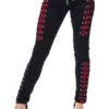 Adina Pants -Kreepsville Sales adina pant black red heartless 1