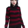 Annabella Top [Black/Red] -Kreepsville Sales annabella top black red vixxsin 1