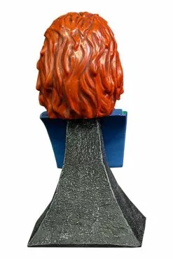TRICK OR TREAT STUDIOS Bride Of Chucky - Chucky Mini Bust Statue -Kreepsville Sales boc chucky minibust back