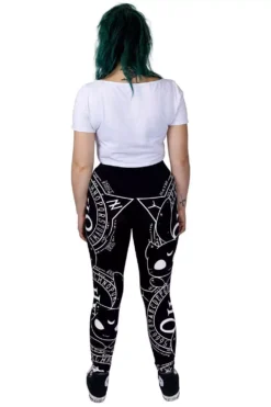 Cat Craft Leggings 10 Cat Craft Leggings -Kreepsville Sales cat craft leggings black white heartless 6