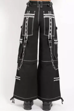 Tripp NYC Crazy Piper Pants [Black/White] -Kreepsville Sales dfefd