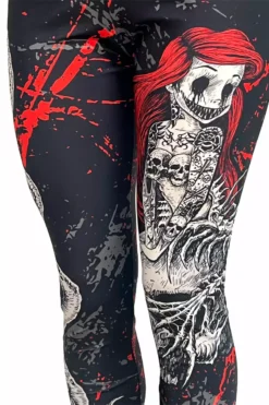 The Little Mermaidcore Leggings 15 The Little Mermaidcore Leggings -Kreepsville Sales disney mermaid leggings