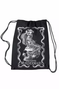 Little Murdermaid Bag [Multiple Styles Available] -Kreepsville Sales drawstring backpack c4cd3ed0 b68e 41be bb10 4e69bb89e1da