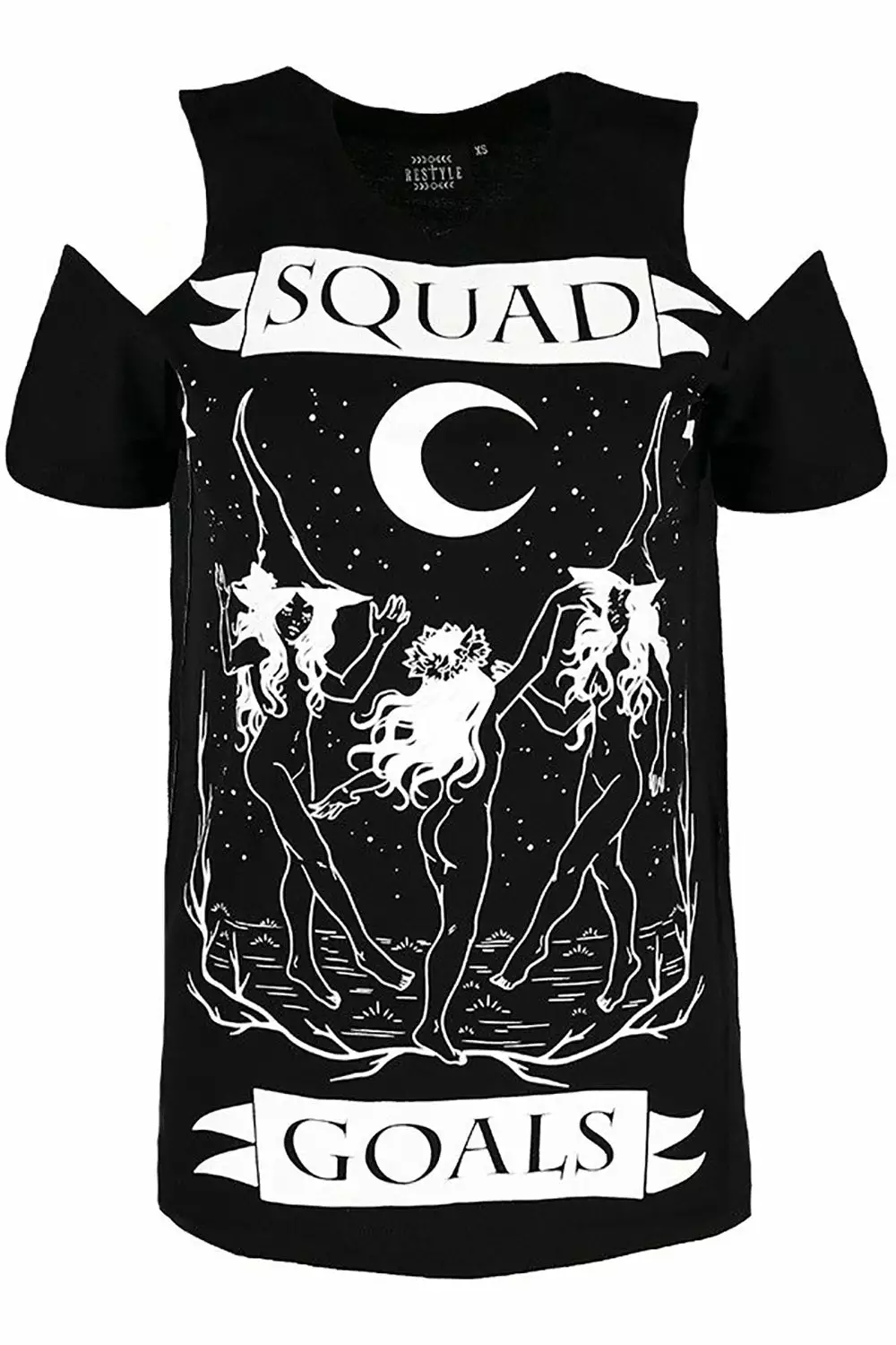 Squad Goals Cold Shoulder T-Shirt 7 Squad Goals Cold Shoulder T-Shirt - Image 5