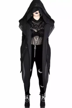 Double Crescent Velvet Leggings -Kreepsville Sales eng pl DOUBLE CRESCENT VELVET LEGGINGS gothic black leggings 1975 7