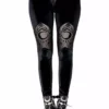 Velvet Moon Flocking Leggings