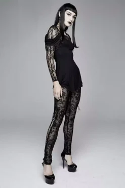 Skelatrina Lace Leggings -Kreepsville Sales ffsfsdsd