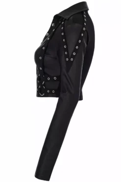 Split Personality Crop Top -Kreepsville Sales gdfgdgddfgfd