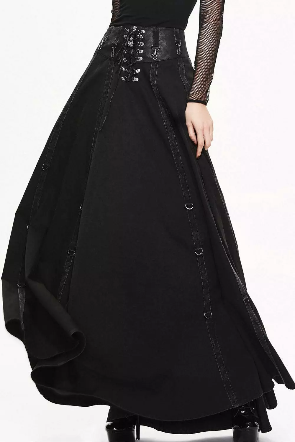 Bustle Harness Maxi Skirt 6 Bustle Harness Maxi Skirt - Image 4