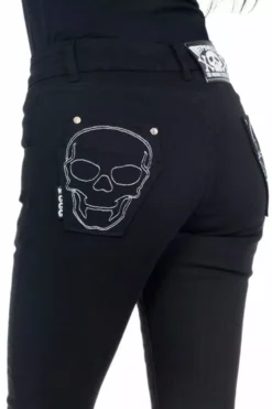 Skeleton Jeans [Unisex] [White Bone] -Kreepsville Sales gfhjkhgfhjkhg