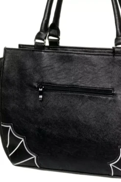 Batty Babe Handbag [BLACK/WHITE] -Kreepsville Sales gfrgrbtr