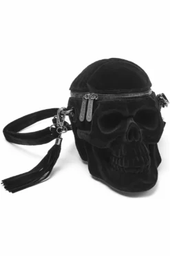 Grave Digger Skull Handbag [VELVET] -Kreepsville Sales gggr