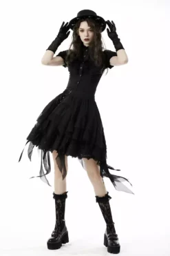 Dearly Departed Layered Skirt -Kreepsville Sales ghfgh