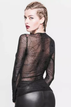 Cobweb Coven Mesh Top 10 Cobweb Coven Mesh Top -Kreepsville Sales ghtrhrt