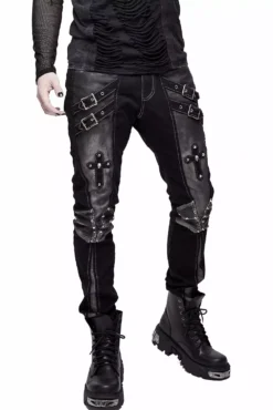 Blood War Pants -Kreepsville Sales gothic clothes plus sizes