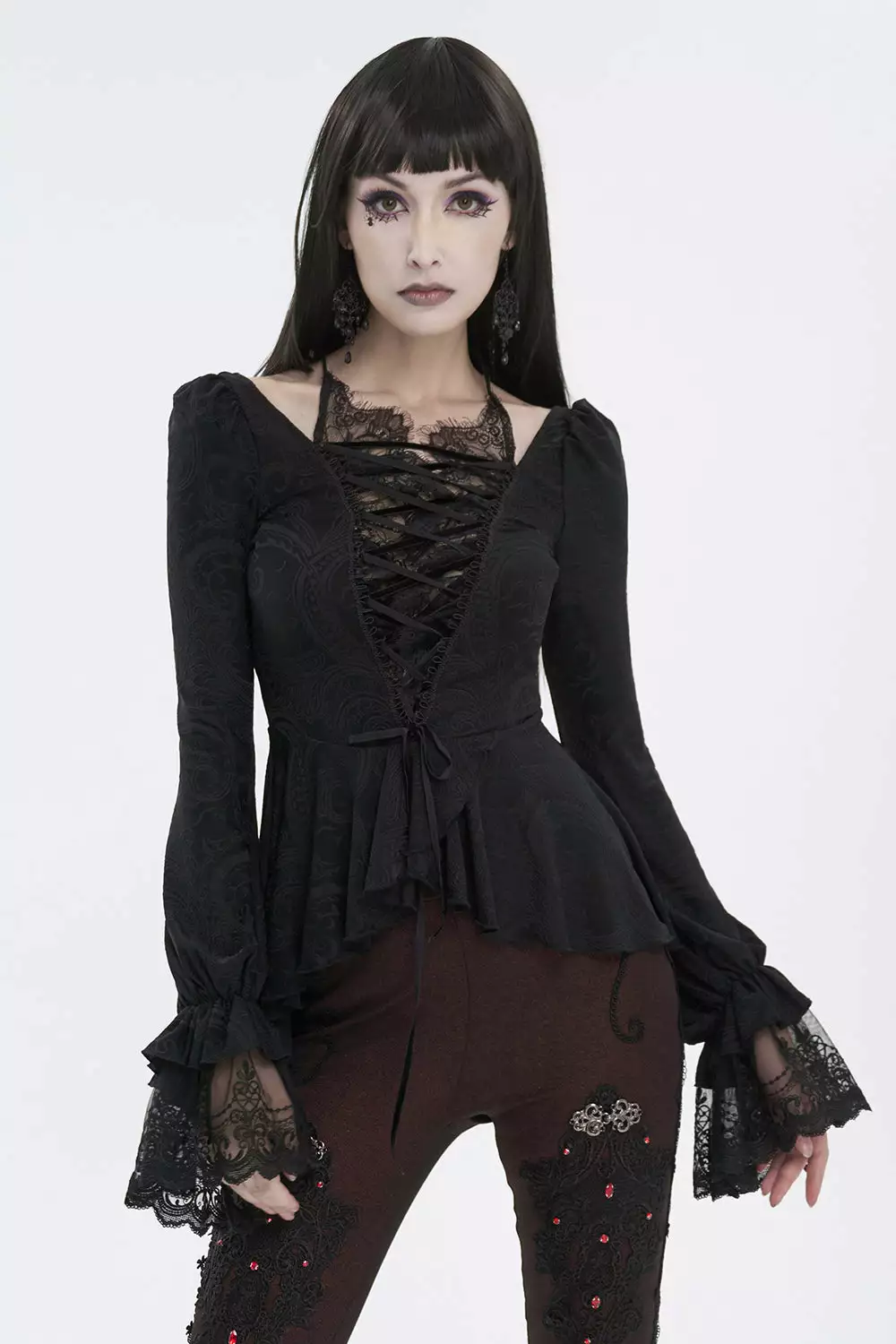 Romantic Goth Ruffles Top 4 Romantic Goth Ruffles Top - Image 2