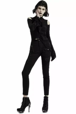 Death Cult Black Denim Jeans 17 Death Cult Black Denim Jeans -Kreepsville Sales gsdfgre