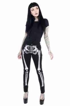 Skeleton Jeans [Unisex] [White Bone]