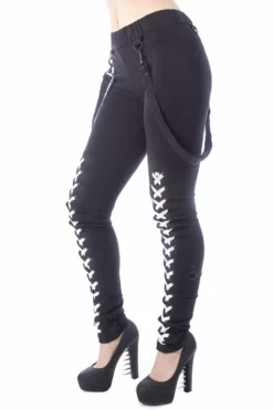 Kalma Leggings -Kreepsville Sales kalma leggings black chemical Black 3
