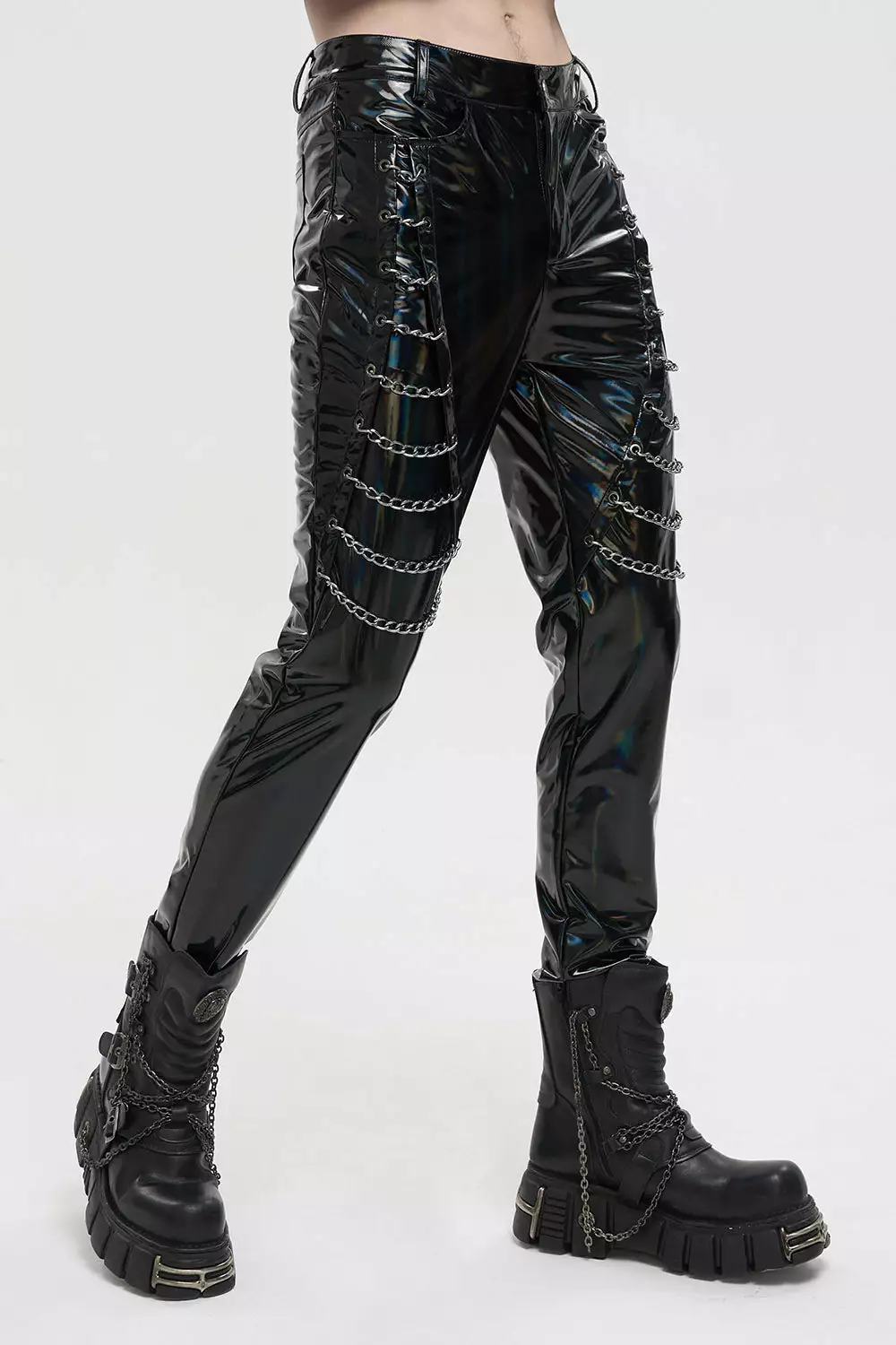 Holographic Hell Leather Pants 4 Holographic Hell Leather Pants - Image 2
