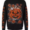Possessed Pumpkin Patch Sweatshirt 2 Possessed Pumpkin Patch Sweatshirt -Kreepsville Sales pumpkinSweatshirtFront