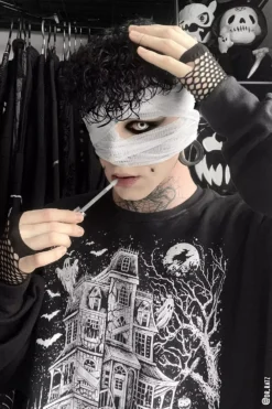 Haunted Mansion Sweatshirt -Kreepsville Sales qrP6jbekcopy