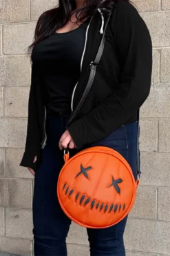 TRICK OR TREAT STUDIOS Trick R Treat Sam O Lantern Bag -Kreepsville Sales samo1 purseonperson