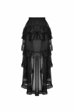 Black Majesty Chiffon Skirt 19 Black Majesty Chiffon Skirt -Kreepsville Sales sdssd