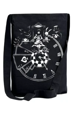 Alice In Wonderland Clock Bag [Multiple Styles Available] -Kreepsville Sales shoulder tote 4a80362a f2e7 4120 b5cd 8ce0ef3997a5