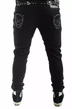 Skeleton Jeans [Unisex] [White Bone] -Kreepsville Sales skeleton jeans