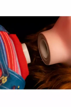 TRICK OR TREAT STUDIOS Ultimate Chucky Doll [Lifesize 29"] -Kreepsville Sales uc neckdetail2