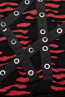 Barbie Blood Top Set [BLACK/RED] -Kreepsville Sales womens emo shirt 02e8c60e 6ce5 45fd 8015 e7b120b08d7a