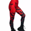 Bite Me Vampire Bat Leggings [RED/BLACK] -Kreepsville Sales womens sexy gothic bat leggings