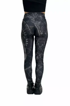 Deathcore Plague Doctor Leggings -Kreepsville Sales womens steampunk leggings