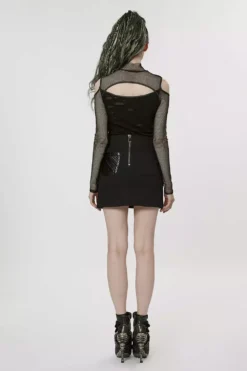 Dead Letters Fishnet Top -Kreepsville Sales womens viking top