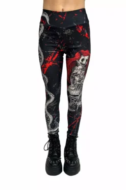 The Little Mermaidcore Leggings 11 The Little Mermaidcore Leggings -Kreepsville Sales womns the little mermaid leggings